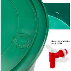 DEMA Sud / nádrž na dažďovú vodu s vekom 500 litrov, zelená