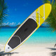 Stand-Up Paddleboard nafukovací s príslušenstvom do 90 kg, 305x71 cm, žltý