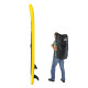 Stand-Up Paddleboard nafukovací s príslušenstvom do 90 kg, 305x71 cm, žltý