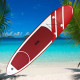 Stand-Up Paddleboard nafukovací s príslušenstvom do 90 kg, 305x71 cm, červený