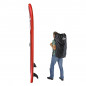 Stand-Up Paddleboard nafukovací s príslušenstvom do 110 kg, 305x81 cm, červený