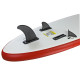 Stand-Up Paddleboard nafukovací s príslušenstvom do 110 kg, 305x81 cm, červený