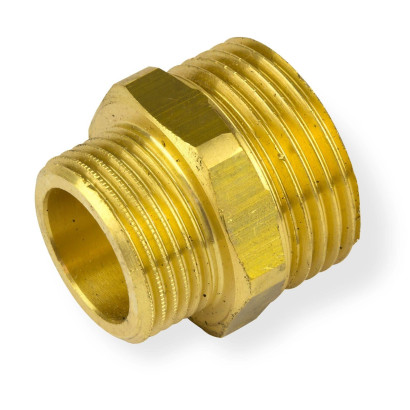 Mosadzná závitová redukovaná vsuvka 3/4" AG x 1 1/2" AG