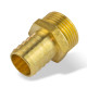 Mosadzná hadicová prípojka 1/2" AG x 14 mm
