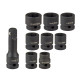 Pneumatický rázový uťahovák 1/2" 850 Nm Set Pro