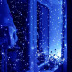 LED Nano svetelný záves - 3x3m, 300LED, 8 funkcií, ovládač, USB, IP44, modrá