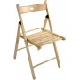Ľahká drevená skladacia stolička z kvalitného masívneho bukového dreva. Jednoduché prenášanie alebo premiestnenie pri upratovaní vďaka praktickej rukoväti a úsporné uskladnenie vďaka malým rozmerom po zložení. Skladacia stolička rýchlo a pohodlne vytvorí účelné sedenie a zároveň šetrí miestom.