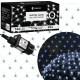 LED svetelná sieť - 2x2m, 144LED, 8 funkcií, pamäť, IP44, studená biela