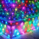 LED svetelná sieť - 2x2m, 144LED, 8 funkcií, pamäť, IP44, multicolor