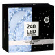 LED svetelná hadica - 10m, 240LED, 8 funkcií, pamäť, IP44, studená biela