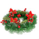 Adventný veniec svietiaci s ozdobami 30cm, vianočné dekorácie