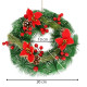 Adventný veniec svietiaci s ozdobami 30cm, vianočné dekorácie