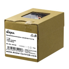 DEMA Skrutky do drevotriesky čiastočný závit 3,5x35/22 T15, 1 kg