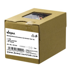 DEMA Skrutky do drevotriesky čiastočný závit 6x100/60 T30, 1 kg