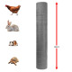 Voliérové šesťhranné pletivo pozinkované 25 mm, 1x25 m, drôt 0,75 mm