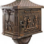 Poštová schránka na stojane Antik, bronzová
