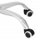 Kancelárska stolička ergonomická SPRINGOS HF0023 sivo-biela