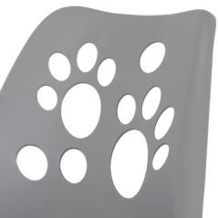 Detská stolička k písaciemu stolu SPRINGOS PAWS HF0041 sivá