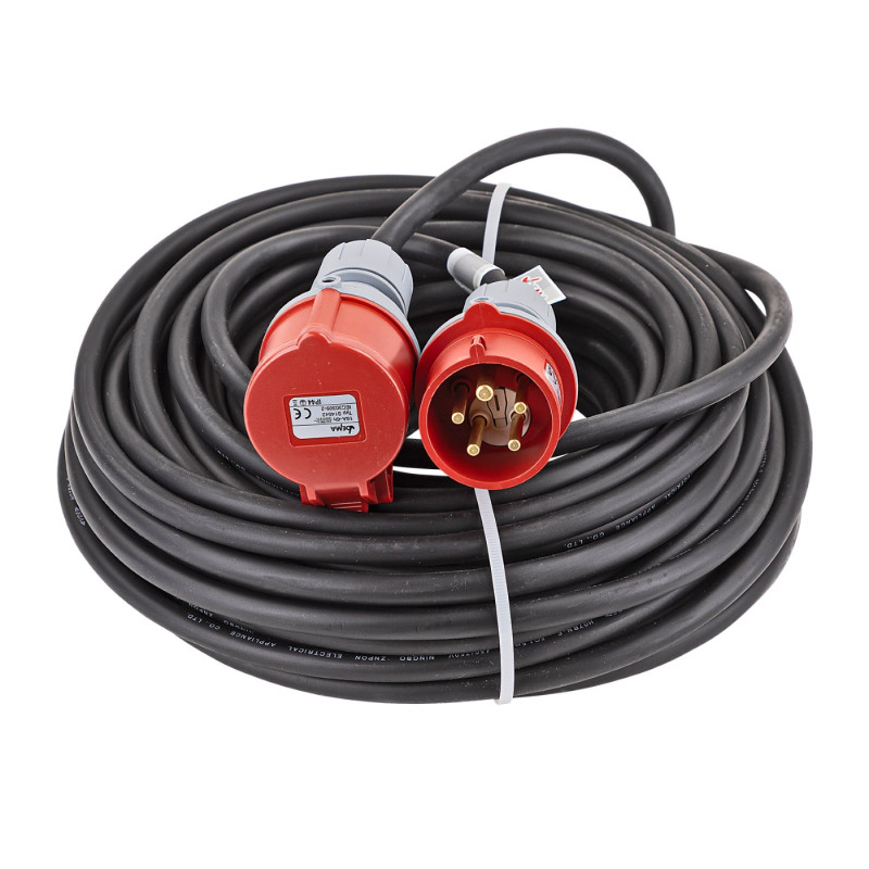Predlžovací kábel IP44 H07RN-F 16A 5x1,5 mm2 25 m