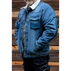 Zateplená džínsová bunda DENIM, veľkosť S