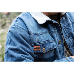 Zateplená džínsová bunda DENIM, veľkosť XL