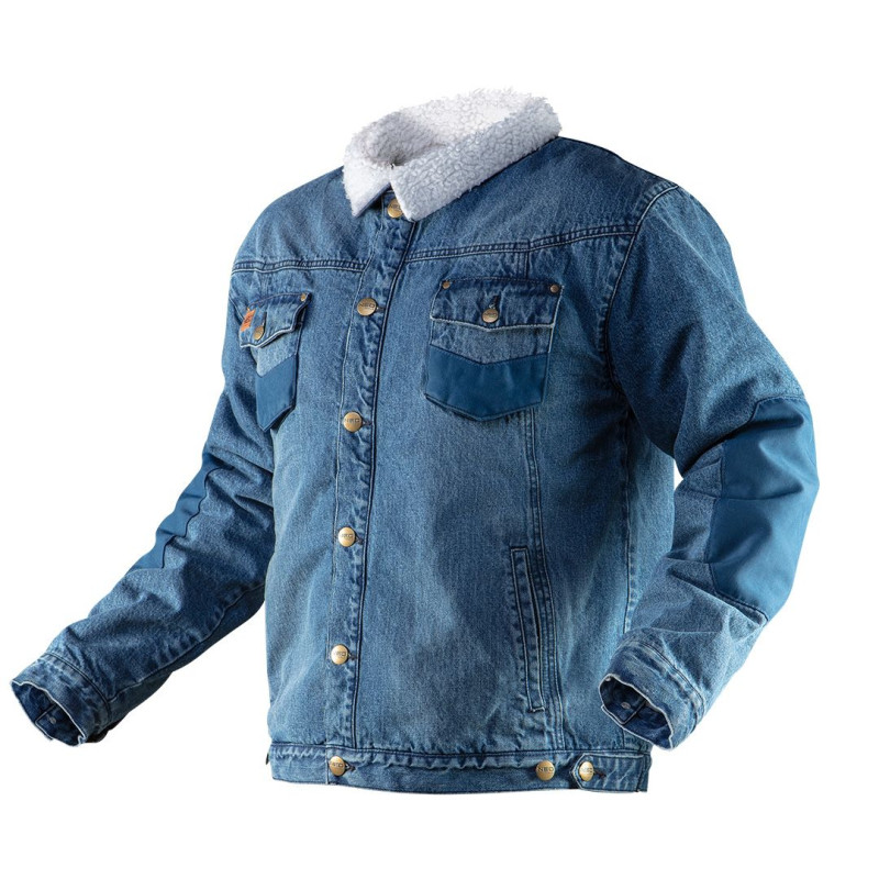 Zateplená džínsová bunda DENIM, veľkosť XXL