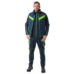 Prémiová pracovná mikina fleece, výstuhy z Cordury, veľkosť XXL