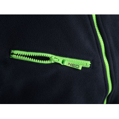 Prémiová pracovná mikina fleece, výstuhy z Cordury, veľkosť XXL