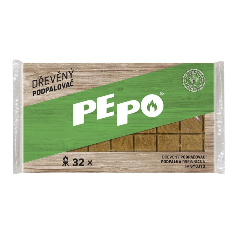 Drevený podpaľovač 32 ks podpalkov
