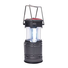 LED nabíjacie kempingové svietidlo s lucernou, 200 lm, sivé