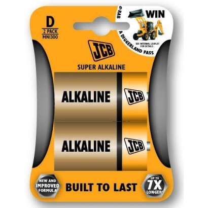SUPER alkalická batéria LR20 D, balenie 2 ks