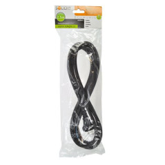 Flexo kábel gumový 2x 1,5 mm2, čierny, 2,5 m