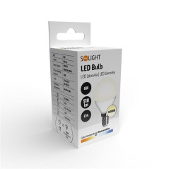 LED žiarovka E14, 6 W, 4000 K, 510 lm, miniglobe