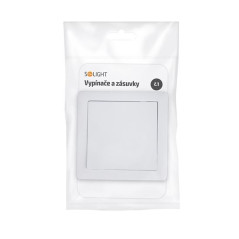 Vypínač Slim č. 1 jednopólový IP20, biely