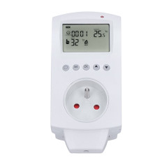 Termostatická zásuvka s časovačom 230 V / 16 A