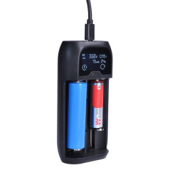 Nabíjačka batérií 2000 mA Li-Ion, LiFePO4, Ni-MH/CD, 2 kanály, LCD displej