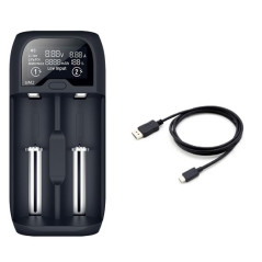 Nabíjačka batérií 2000 mA Li-Ion, LiFePO4, Ni-MH/CD, 2 kanály, LCD displej