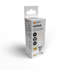 LED žiarovka E14, 4 W, 3000 K, 340 lm, sviečka