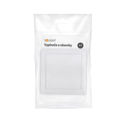 Vypínač Slim č.7 krížový IP20, biely