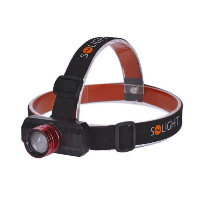 LED čelové nabíjacie svietidlo, 3 W, 150 lm, zoom