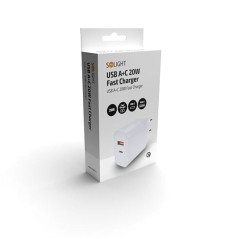 Nabíjací adaptér USB A+C 20 W rýchlonabíjačka