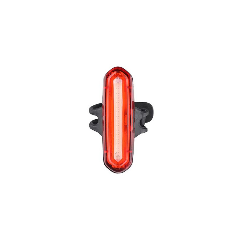LED nabíjacie zadné svetlo na bicykel, 3 W COB