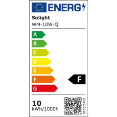 LED reflektor Quick, 10 W, 850 lm, 4000 K, IP65, čierny