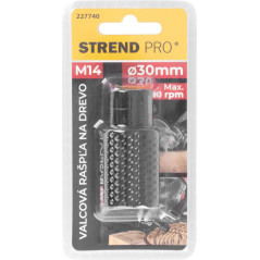 Rašpľa pre uhlové brúsky RSP40, valcová 30 mm, čierna