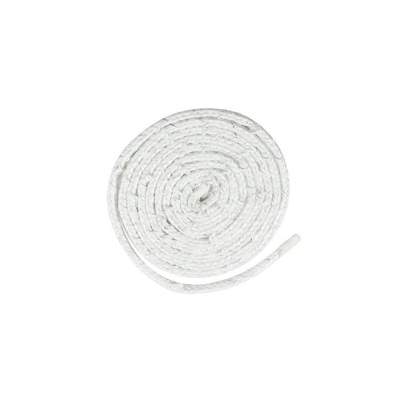Tesniaca šnúra 12x12 mm na sklo, dvere, krby, kachle, biela, 2 metre