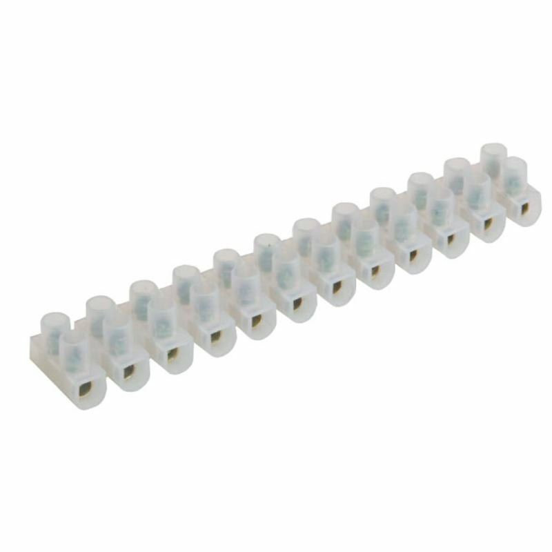 Svorkovnica instalačná, prierez 4 mm2, biela