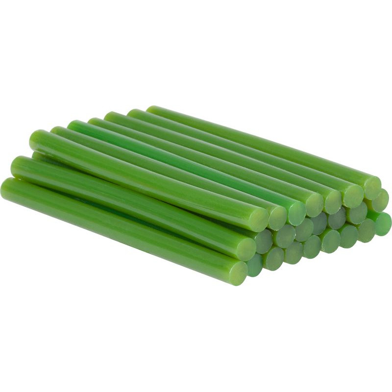Tavné tyčinky do termolepiacej pištole zelené 7x100 mm, 24 ks