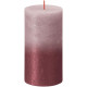 Sviečka valcová 68x130 mm, Sunset Ash Rose+Red