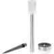 Solárna lampa 37,3 cm Garden strieborná, 2x LED