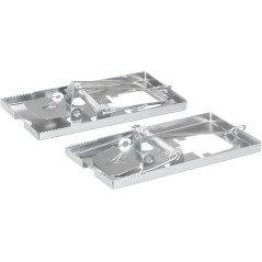 Plechová pasca na myši Ironkiller MH5079S, 120x65x0,5 mm, 2 ks